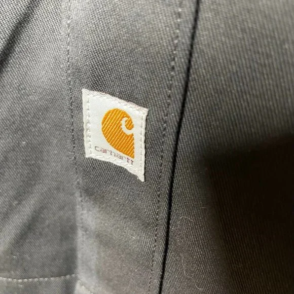 Mens Carhartt Amador Colab Shirt Black Button Down Size XL u New With Tags - Picture 5 of 14